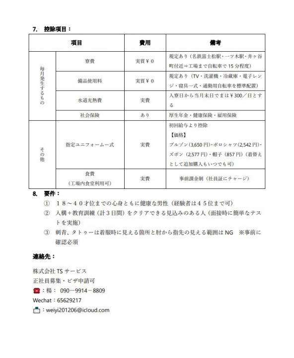 招聘 日本丰田车体株式会社汽车制造厂商 技术人员工作地址 愛知県刈谷市里山町金山100番 日本华人招聘网 日本华人微信群 日本分类便民平台招工信息